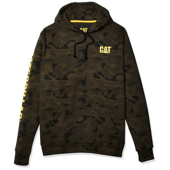 Caterpillar Men's Trademark Banner Hooded Sweatshirt