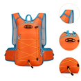 thumbnail image 6 of Mornei Hiking Backpack Camping Daypack Decorative Nylon Carrying Bag Breathable Outdoor orange, 6 of 9