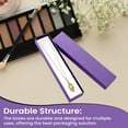 thumbnail image 7 of Novel Box 12 Pack Purple Cardboard Cotton Filled Jewelry Gift Boxes 8x2x0.87 Inches with Lids, 7 of 7