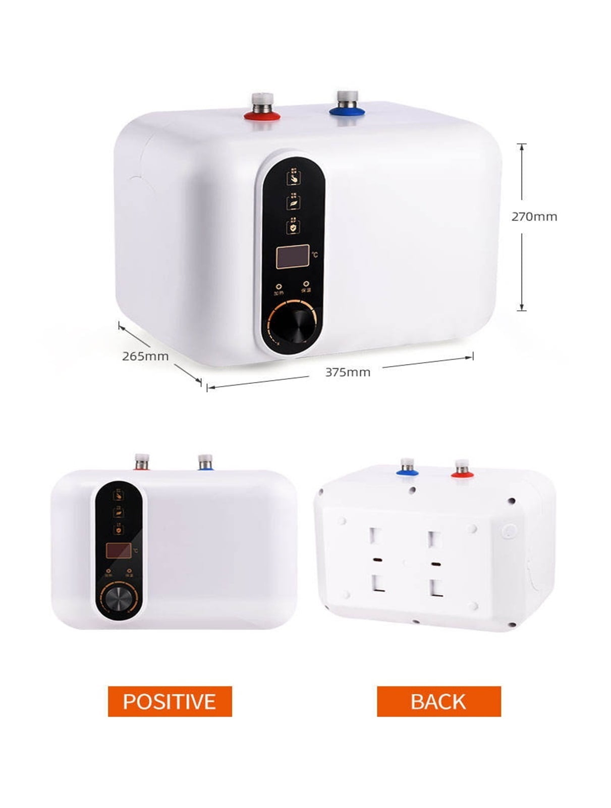 Mini Design Energy Saving 10L Storage Electric Tankless Water Heater,Electric Tankless Water Heater ,Safety Protections