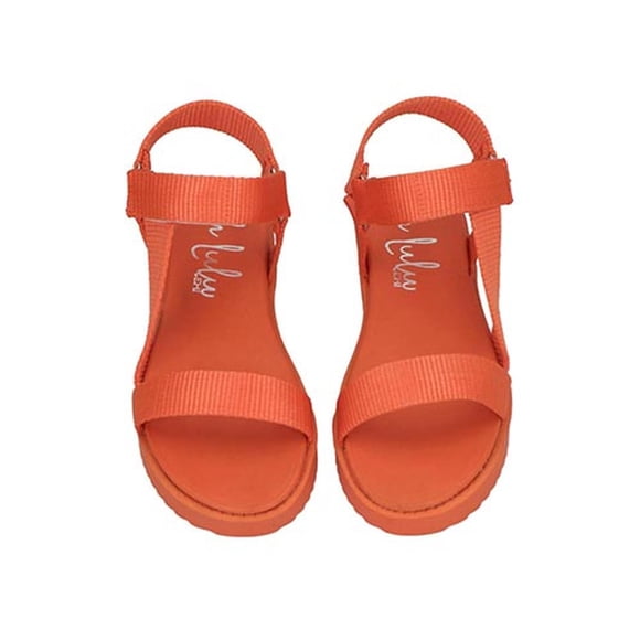Sandalia Mujer UH LULU BY EH! Estilo Comoda naranja 26