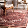 thumbnail image 1 of nuLOOM Tapis de Zone Shintelle Transitionnel, 6 Pieds x 9 Pieds, Brique, 1 of 5