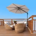 thumbnail image 3 of CHOK Support de Parasol de Patio Robuste Support de Parasol de Patio Pince de Fixation Support, 3 of 9