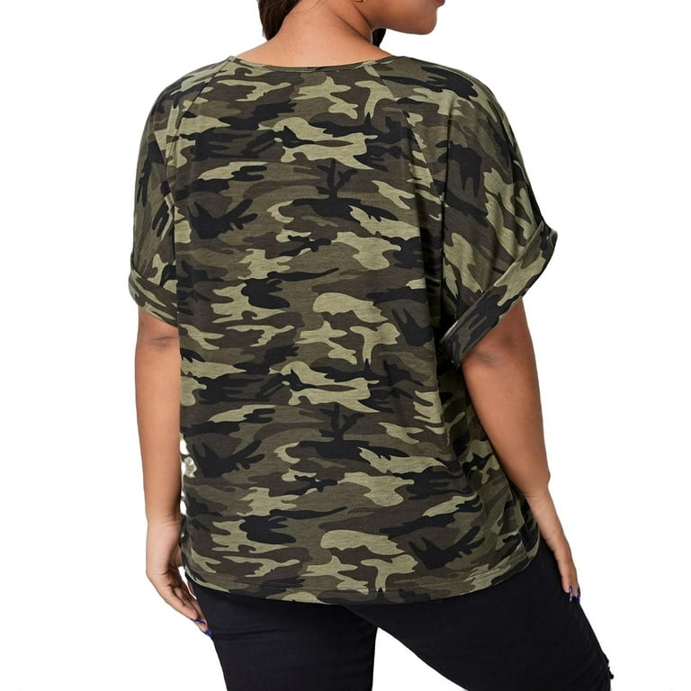 RBX Active Women's Plus Size Relaxed Fit Ultra Soft Camo, 52% OFF