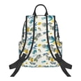 thumbnail image 2 of Naloa Watercolor Leaves Print Lightweight DayBackpack Suitable for school, work, shopping, travel, etc., 2 of 5