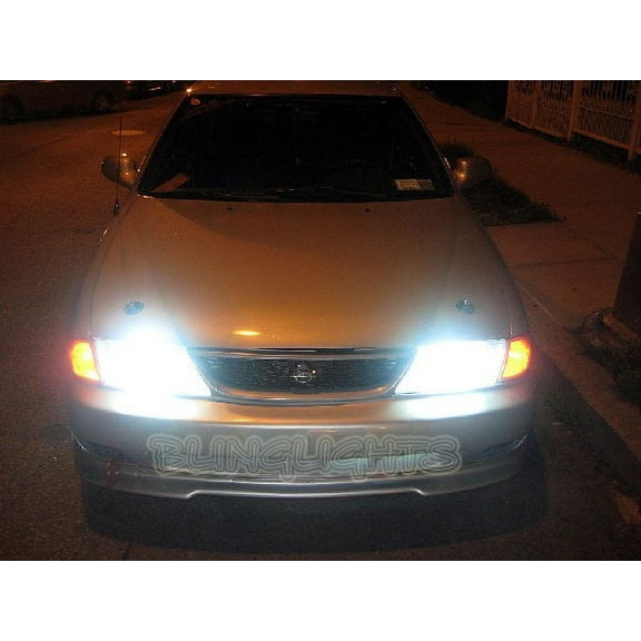 For 1995 1996 1997 1998 1999 Nissan Sentra Bright Light Bulbs B14 Headlamps Headlights Head Lamps Lights