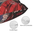 thumbnail image 5 of Salouo Geisha Skeleton With Flowers Pattern Pillow Cases,1PC Pillow Covers with Envelope Closure Decorative Pillow Case for Bed Couch,Pillows Not Included-16"x24", 5 of 6