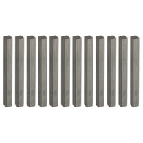 Uxcell Compressed Charcoal Sticks, 12 Pack 8B Grade Art Supplies Sketch Square Stick for Drawing, Black