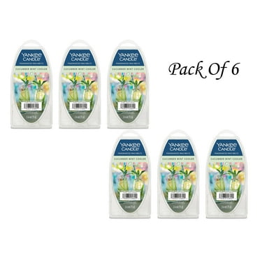 Yankee Candle Cucumber Mint Cooler 6-pc Fragranced Wax Melts 2.6 Oz (Pack Of 3)