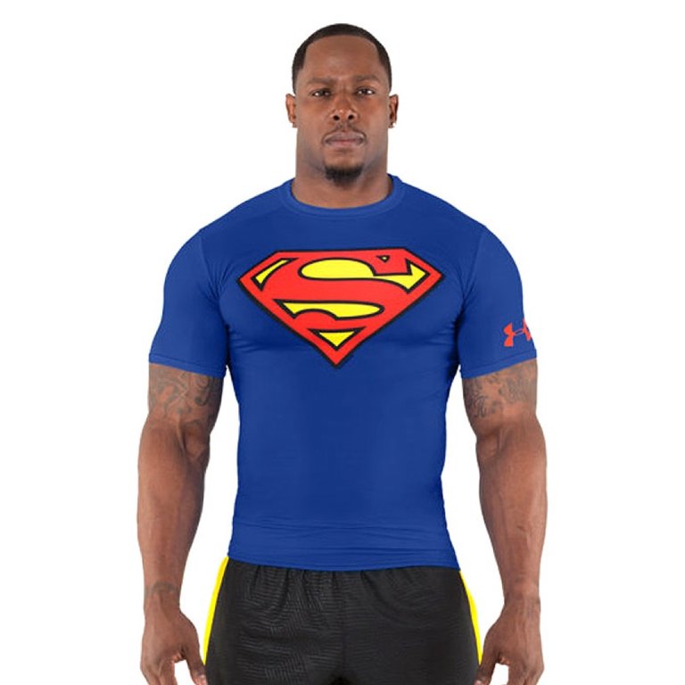 Under Armour Superman Compression Shirt Adult XL. RARE. DISCONTINUED. NWOT.