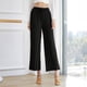 thumbnail image 1 of WILLBEST Pantalones de Pierna Ancha, Cintura Alta, Rectos, Para Entrenamiento de Danza Moderna, Estilo Clásico, Pantalones Casuales Para Mujer, Yoga, Elásticos, Adecuados Para Cualquier Ocasión., 1 of 4