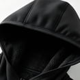 thumbnail image 4 of ClodeEU Women's Hooded Fleece Lined Jacket, Full Zip Warm Winter Outerwear with Side Pockets ,Women's S-XXXXL, 4 of 9