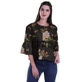 thumbnail image 4 of Moomaya Hauts Boho en Coton Blouses Décontractées d'Été Col Rond T-Shirt, 4 of 4