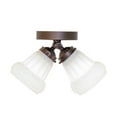 thumbnail image 6 of Meyda Tiffany 254394 Puffy Rose 2 Light 12" Wide Semi-Flush Ceiling Fixture - MultiColor, 6 of 7
