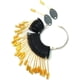 thumbnail image 2 of 100% Human Hair Color Swatch Ring with Gold Buckle, 30Strand Salon Dye Sample Set Beige 10°, 2 of 4