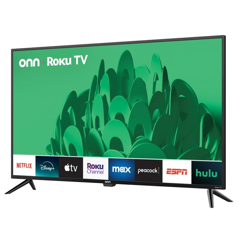 onn. 43” Class 4K UHD (2160P) LED Roku Smart Television HDR (100012584)