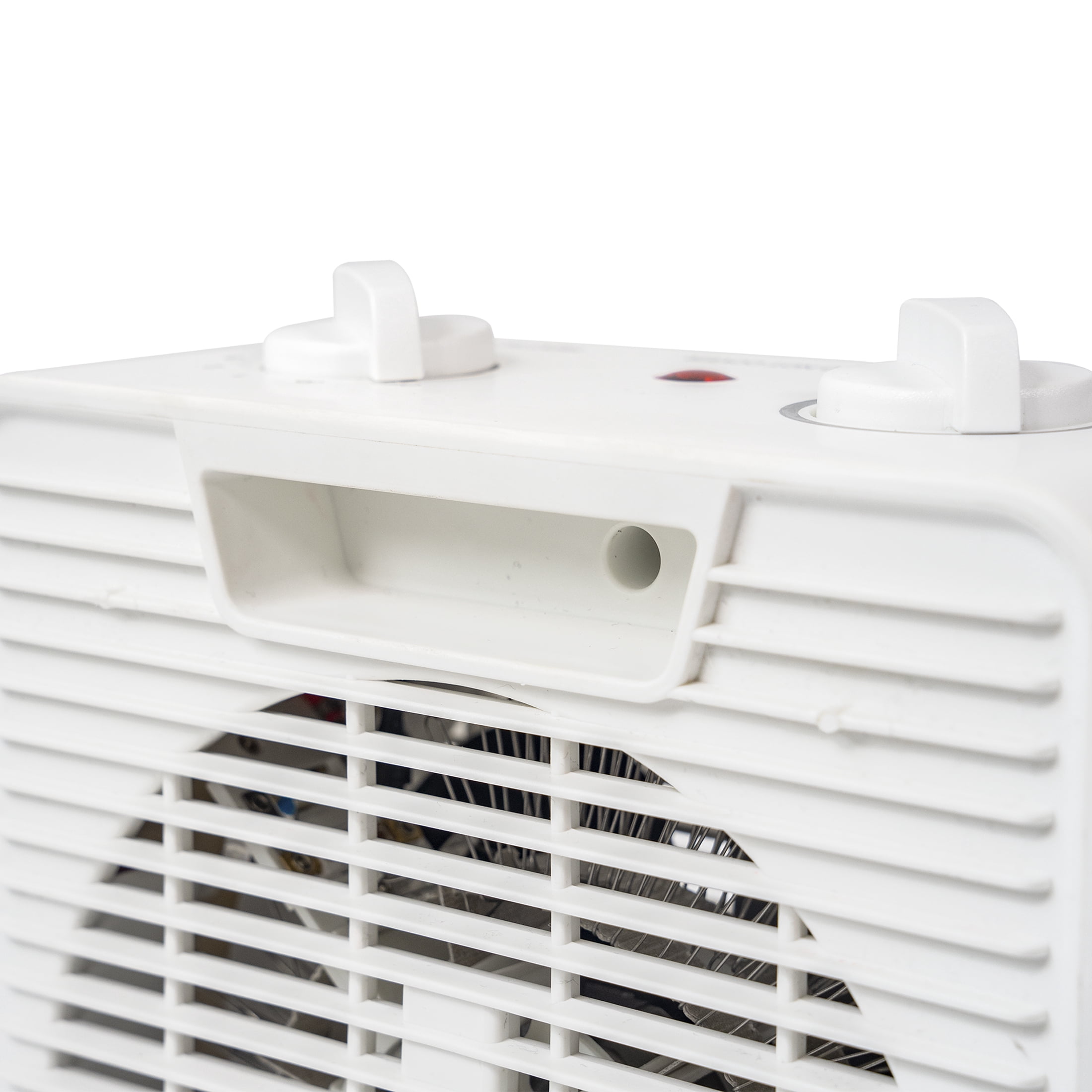 Sunko White 1500W Electric 2-Speed Forced Air Heater with Adjustable Thermostat