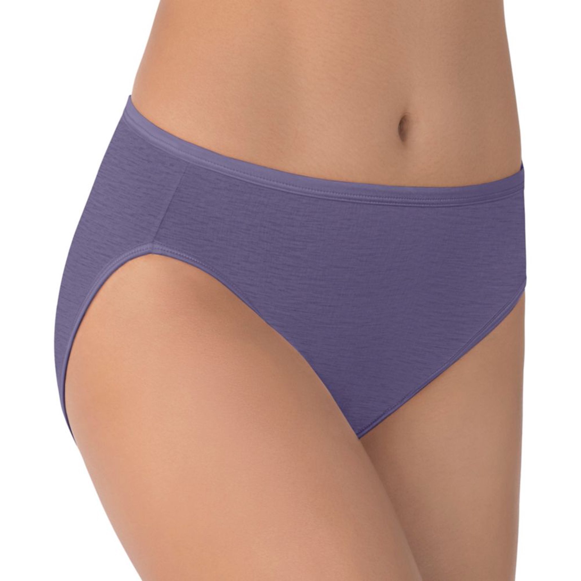 Women S Vanity Fair 13108 Illumination Hi Cut Brief Panty Blue Charcoal 6 Walmart Canada