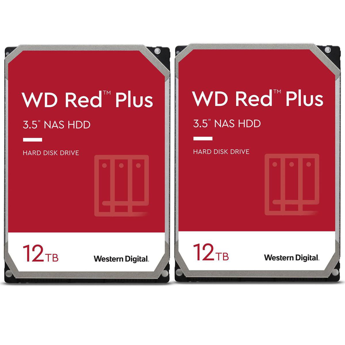 WD Red Plus NAS Hard Drive WD80EFZZ - Hard drive - 8 TB - internal - 3.5