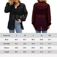 thumbnail image 2 of NeedBo Women's Long Sleeve V Neck Button Down Mesh Shirt See Through Sheer Blouse Tops, Wine Red XL, 2 of 7