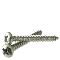

#4-24 x 1 Tapping Screw Type A Zinc (inch) Head Style: Pan (QUANTITY: 5000) Drive: Phillips Point: Type A
