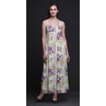 thumbnail image 5 of Bimba Robe Longue Maxi d'Été à Imprimé Floral pour Femme, Col en V, Tenue de Villégiature de Vacances - Très Petit, 5 of 5