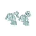 thumbnail image 2 of BemeyourBBs Toddlers Baby Boy Girl 3 Piece Swimsuit Infant Bathing Suit Starfish Swim Shirt Trunk Shorts Set and Sun Hat Long Sleeve Swimwear Sunsuit UPF 50+ Rash Guard, 2 of 9