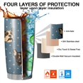 thumbnail image 7 of 20 Oz French Bulldogs Blue Coffee Tumbler Double Wall Insulated Stainless Steel Water Bottle | Metal Reusable Thermoses Flask with Cup Cap | Leak & Sweat Proof with Anti-Dust Lid, 7 of 7