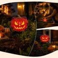 thumbnail image 7 of PYURTEP Halloween Solar Lights Outdoor, LED Light‑Up Pumpkin Stake Lights, Spooky Waterproof Outdoor Solar Lights for Yard Pathway Halloween Decor, 7 of 7