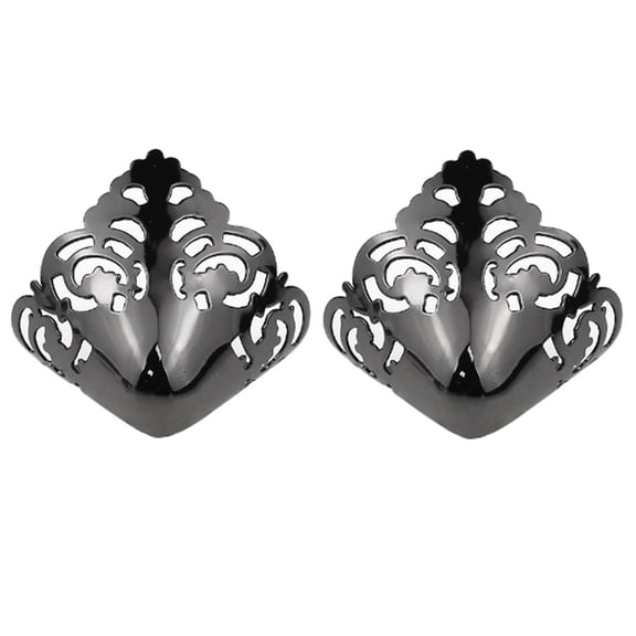 2Pcs Metal Shoe Toe Caps for High Heel Shoes Repair High Heel Tip Covers Shoes Tip Protectors High Heel Toe Caps