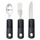 thumbnail image 2 of Extra Wide Handles Easy Grip Cutlery Set, Chunky Handles, Grips Disability Ideal Dining Aid For Elderly Disabled Arthritis Parkinson's Disease Tremors, 2 of 5