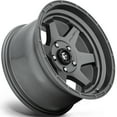thumbnail image 3 of Fuel 1PC Aluminum Rim D665 SHOK 17X10in Matte Gun Metal Finish, D66517008447, 3 of 3