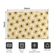 thumbnail image 5 of White Yellow Sunflower Pattern Door Rugs,Washable Non Slip Door Mats Indoor,Decorative Door Mats,Entry Mat Indoor for Entrance,Bedroom,Kitchen,Bathroom,16"x24", 5 of 6