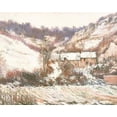 thumbnail image 1 of Snow At Giverny-Monet - CANVAS OR FINE PRINT WALL ART, 1 of 1