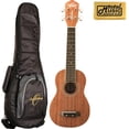 thumbnail image 1 of Oscar Schmidt All Mahogany 4-String Soprano Ukulele, Includes Gig Bag, OU12-UB1, 1 of 12