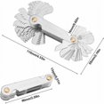 thumbnail image 2 of Thread Comb, Metric Thread Gauge 58 Blades Set Screw Pitch Thread Cutter Gauge System Metric Inch Gauge, 2 of 5