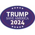 thumbnail image 2 of President Donald Trump MAGA 2024 Save America Republican Oval Magnet Decal, 2 of 3