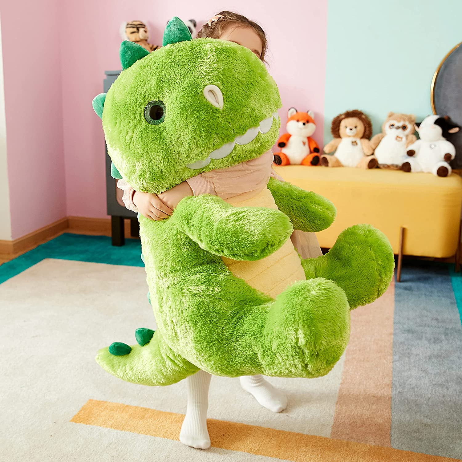 Large dinosaur stuffed animal discount