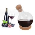 thumbnail image 4 of Glass Decanter, Strong Practicality High Borosilicate Glass Red Wine Decanter Transparent Quick Sober  For Household 1000ml, 4 of 8
