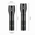 thumbnail image 2 of 2Pack Super Bright Tactical Military Led Flashlight Flash Light 2000 Lumen Zoom, 2 of 6