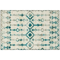 Addison Rugs Indoor/ Outdoor Addison Bravado Morroccan Washable Area Rug 1'8" x 2'6" - Ivory