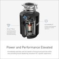 thumbnail image 6 of Moen EX75C 3/4 Horsepower Host Series Continuous Feed Garbage Disposal - Corded, 6 of 9