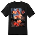 thumbnail image 2 of Plus Size Shirt for Women Black Tops for Women Oversized Short Sleeves Shirt for Women Maple Leaves3 T Shirt Crewneck Shirt for Women 3XL, 2 of 5