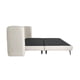 thumbnail image 5 of Cama Matrimonial Sonatta Gris Claro Kessa Muebles, 5 of 5