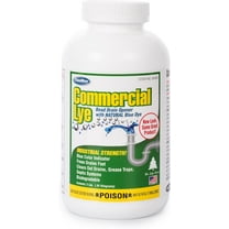 ComStar Commercial Lye | Sodium Hydroxide Beads with Natural Blue Dye | Eco-Friendly, Industrial Strength, Biodegradable Drain Opener | Static-Free, Unique Beads for Soap Making | 2 lb. (30-620)