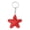Red, variant on Yammee Star Shaped Keychain Five-Pointed Star Pendant Keyring Couple Key Chain Pendants