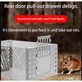 thumbnail image 4 of Humane Rat Trap 2 Pack, Indoor Outdoor Reusable Small Rodent Catcher With Galvanized Steel One-Way Door Continuous Capture For Mice Vole Chipmunk Hamster, 4 of 5