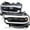 Black Housing Clear Lens, variant on Spec-D Tuning Glossy Black Smoke Projector Headlights w/ LED Bar Compatible with 2019-2024 Dodge Ram 2500, 3500, 4500, Left + Right Pair Headlamps Assembly