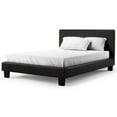 thumbnail image 2 of Furniture of America Ramone Faux Leather Cal King Platform Bed in Espresso, 2 of 9