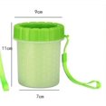 thumbnail image 5 of 2pacs，Portable Dog Paw Washer/ Paw Cleaner, Small, Green, 5 of 5